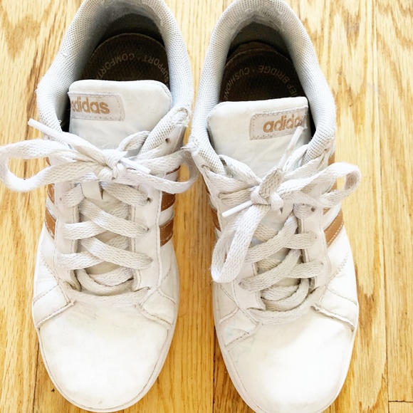 adidas neo baseline kid's shoes rose gold